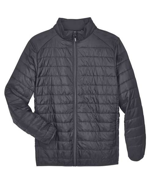 CORE365 CE700T Men's Tall Prevail Packable Puffer - Carbon