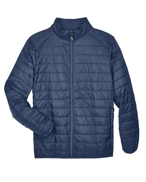 Load image into Gallery viewer, CORE365 CE700T Men's Tall Prevail Packable Puffer - Classic Navy
