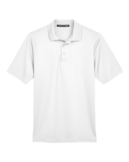 Load image into Gallery viewer, Devon &amp; Jones DG20T Men's Tall CrownLux Performance® Plaited Polo - White
