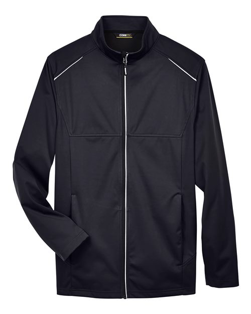 Load image into Gallery viewer, CORE365 CE708T Men's Tall Techno Lite Three-Layer Knit Tech-Shell - Black
