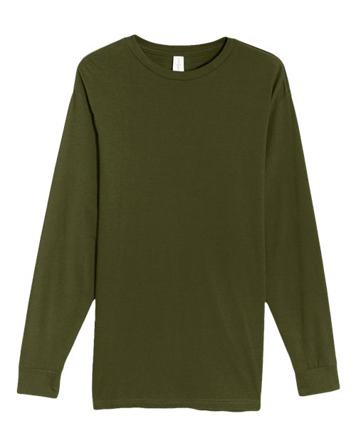 Lane Seven LS15009 Unisex Heavyweight Long Sleeve Tee - Army Green