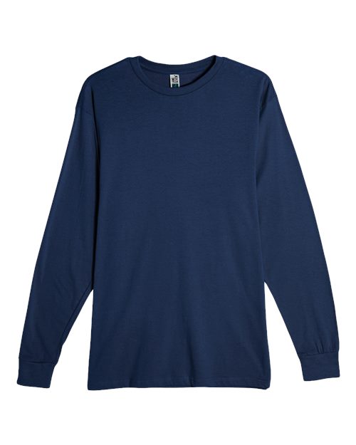 Lane Seven LS15009 Unisex Heavyweight Long Sleeve Tee - Navy