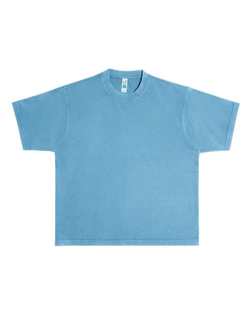 Lane Seven LS16005 Unisex Urban Heavyweight Tee - Pigment Pebble Blue