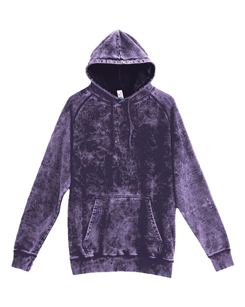 Lane Seven LST004 Unisex Vintage Raglan Hoodie Sweatshirt - Cloud Purple