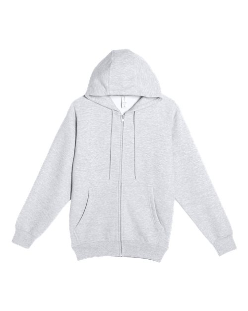 Load image into Gallery viewer, Lane Seven LS14003 Unisex Premium Full-Zip Hoodie Sweatshirt - Heather Grey
