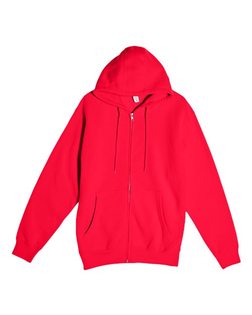 Lane Seven LS14003 Unisex Premium Full-Zip Hoodie Sweatshirt - Red