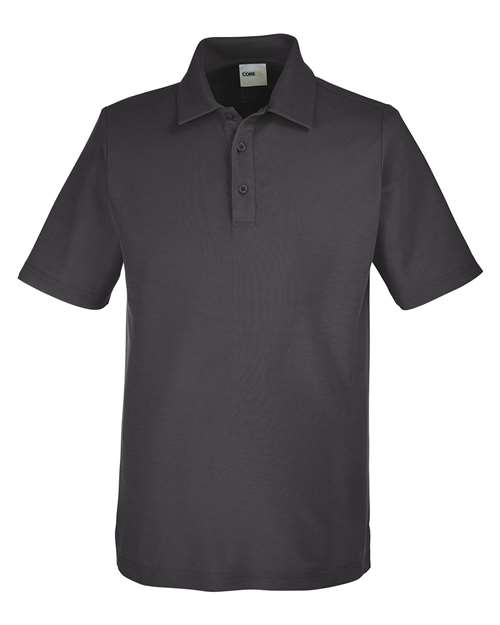CORE365 CE112T Men's Tall Fusion ChromaSoft™ Pique Polo - Carbon