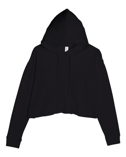 Lane Seven LS12000 Women's Cropped Hoodie Sweatshirt - Black