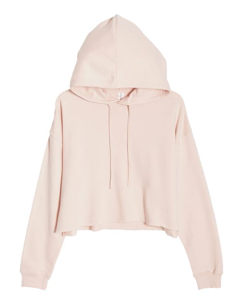 Lane Seven LS12000 Women's Cropped Hoodie Sweatshirt - Pale Pink