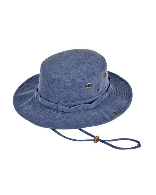 Authentic Pigment AP1923 Pigment-Dyed Booney - Deep Navy/ Khaki