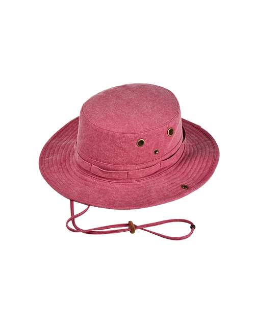 Authentic Pigment AP1923 Pigment-Dyed Booney - Nautical Red/ Khaki