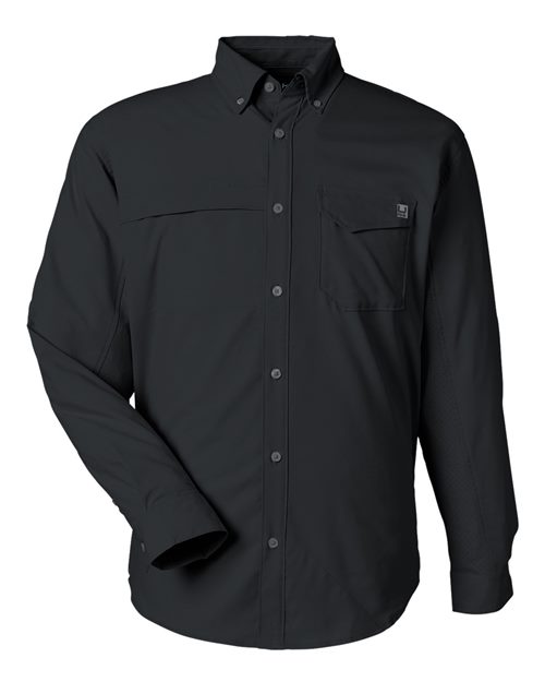 Load image into Gallery viewer, HUK H150172 Men's Tide Point Pocket Fishing Shirt - Black
