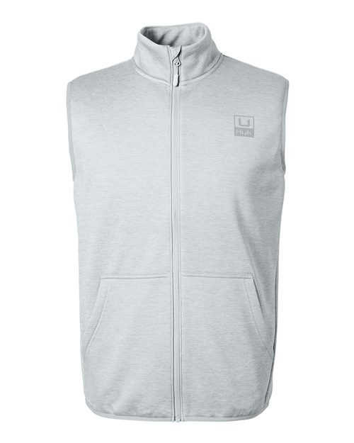HUK H130099 Men's Coldfront+ Vest - Harbor Mist Heather