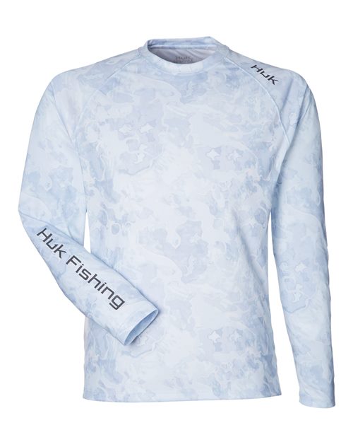 HUK H12L003 Unisex LoPro Camo Long Sleeve T-Shirt - Kenai