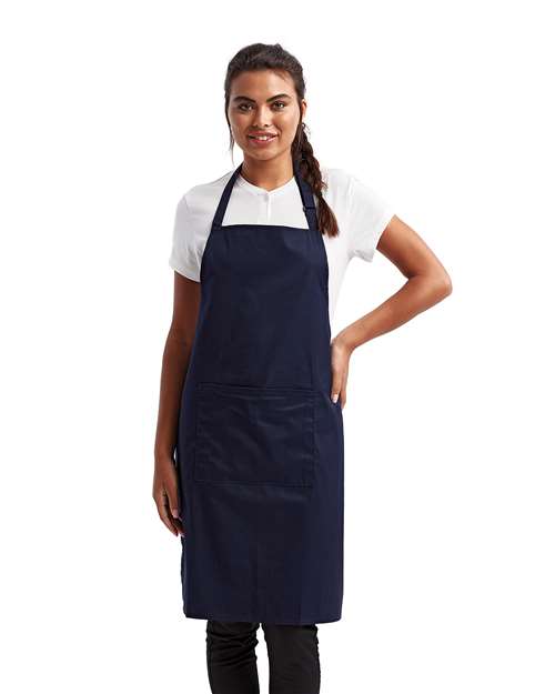 Load image into Gallery viewer, Artisan Collection by Reprime RP154 Recycled Pocket Bib Apron - Navy
