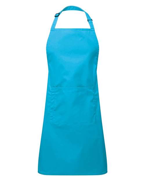 Load image into Gallery viewer, Artisan Collection by Reprime RP154 Recycled Pocket Bib Apron - Turquoise
