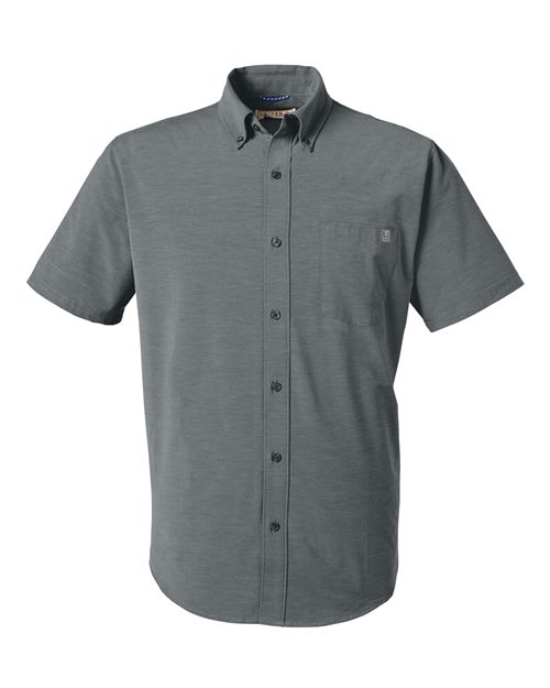 Load image into Gallery viewer, HUK H150154 Men's Kona Short Sleeve Solid Shirt - Volcanic Ash
