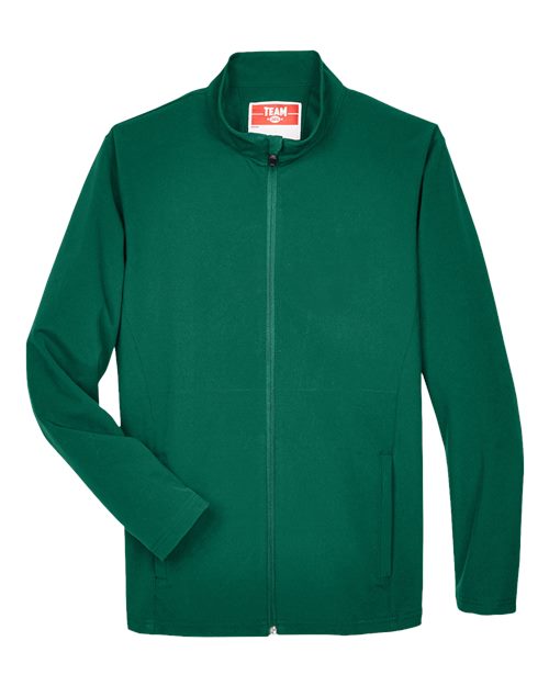 Load image into Gallery viewer, Team 365 TT80 Men's Leader Soft Shell Jacket - Sport Forest
