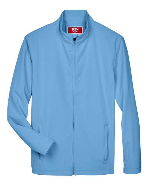 Load image into Gallery viewer, Team 365 TT80 Men's Leader Soft Shell Jacket - Sport Light Blue
