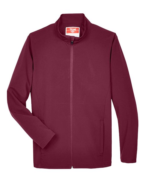 Load image into Gallery viewer, Team 365 TT80 Men's Leader Soft Shell Jacket - Sport Maroon

