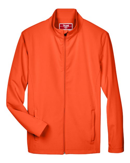 Load image into Gallery viewer, Team 365 TT80 Men's Leader Soft Shell Jacket - Sport Orange
