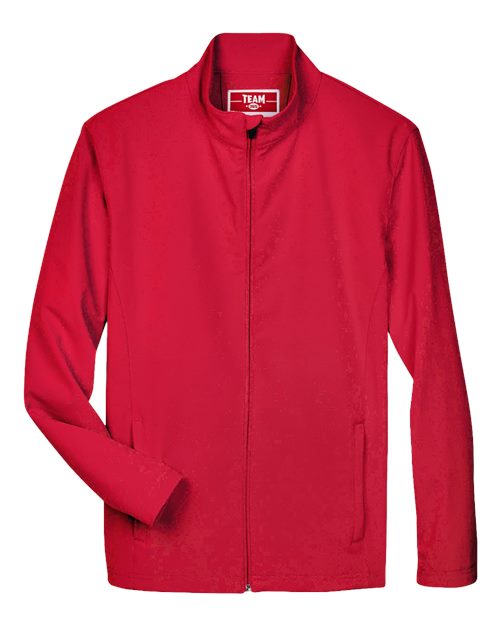 Load image into Gallery viewer, Team 365 TT80 Men's Leader Soft Shell Jacket - Sport Red
