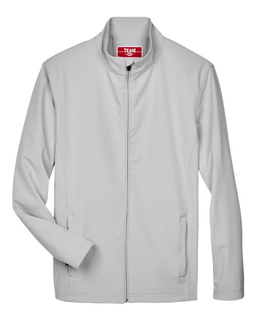 Load image into Gallery viewer, Team 365 TT80 Men's Leader Soft Shell Jacket - Sport Silver
