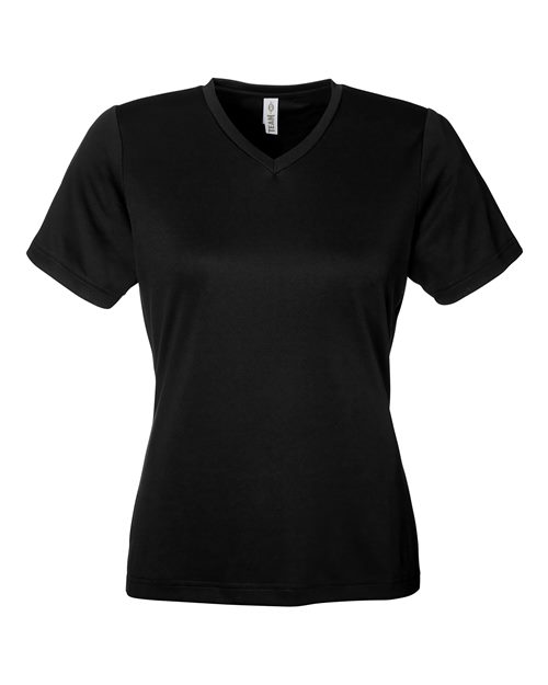 Team 365 TT15W Women's Zone Performance Mesh T-Shirt - Black
