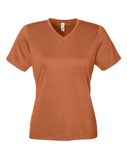 Team 365 TT15W Women's Zone Performance Mesh T-Shirt - Sport Burnt Orange