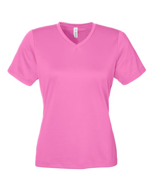 Team 365 TT15W Women's Zone Performance Mesh T-Shirt - Sport Charity Pink