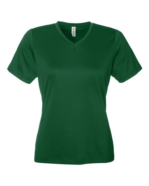 Team 365 TT15W Women's Zone Performance Mesh T-Shirt - Sport Dark Green