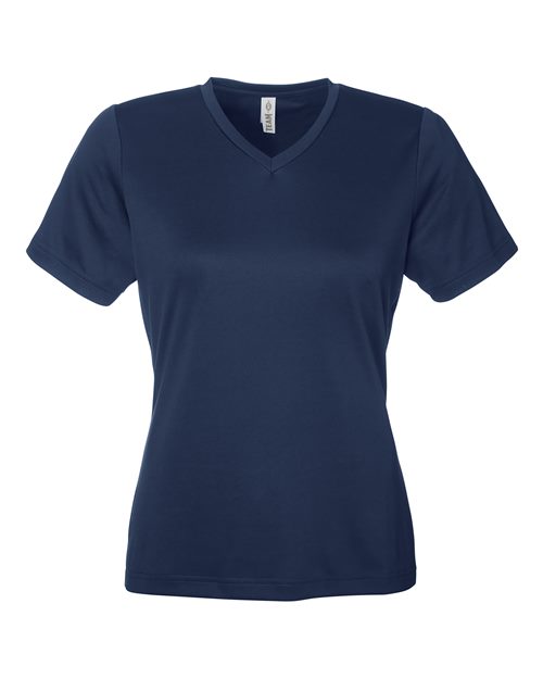 Team 365 TT15W Women's Zone Performance Mesh T-Shirt - Sport Dark Navy