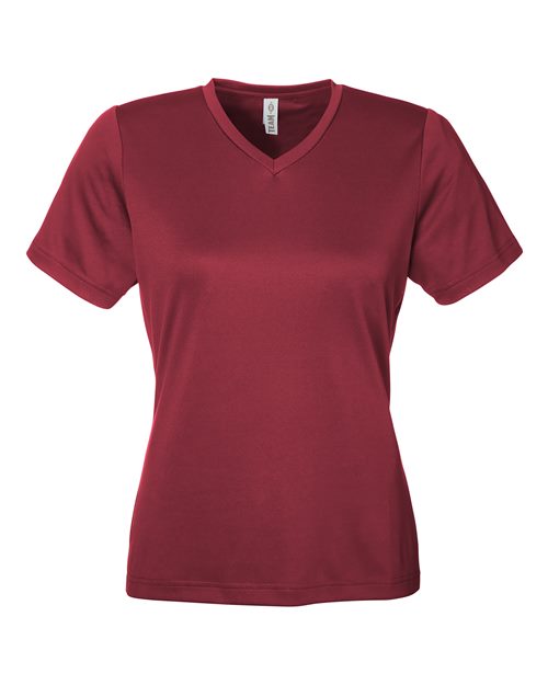 Load image into Gallery viewer, Team 365 TT15W Women's Zone Performance Mesh T-Shirt - Sport Maroon
