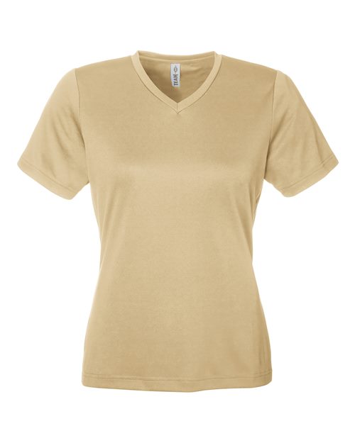Team 365 TT15W Women's Zone Performance Mesh T-Shirt - Sport Vegas Gold