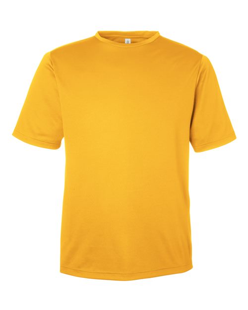 Load image into Gallery viewer, Team 365 TT15 Men's Zone Performance Mesh T-Shirt - Sport Athletic Gold
