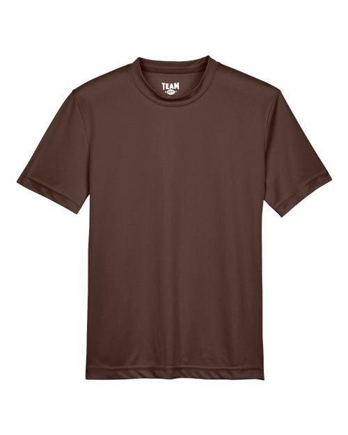 Team 365 TT11Y Youth Zone Performance T-Shirt - Sport Dark Brown