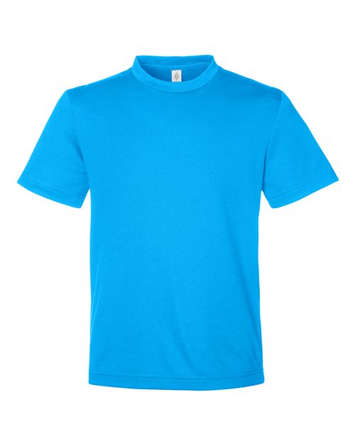 Team 365 TT15Y Youth Zone Performance Mesh T-Shirt - Electric Blue