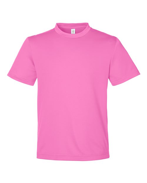 Load image into Gallery viewer, Team 365 TT15Y Youth Zone Performance Mesh T-Shirt - Sport Charity Pink
