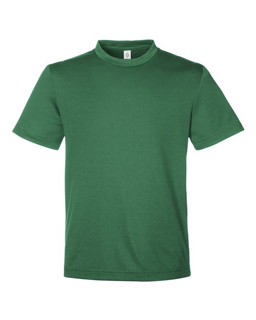 Load image into Gallery viewer, Team 365 TT15Y Youth Zone Performance Mesh T-Shirt - Sport Dark Green
