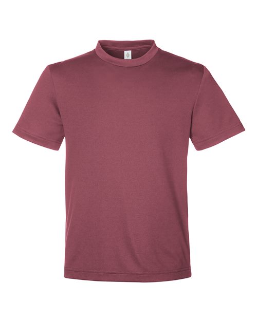 Team 365 TT15Y Youth Zone Performance Mesh T-Shirt - Sport Dark Maroon