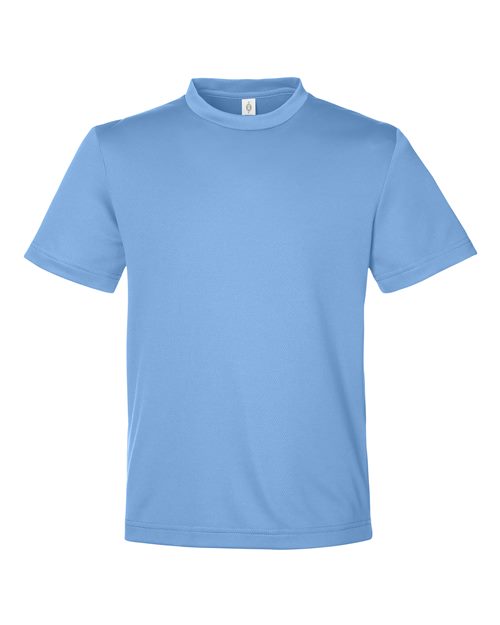 Team 365 TT15Y Youth Zone Performance Mesh T-Shirt - Sport Light Blue