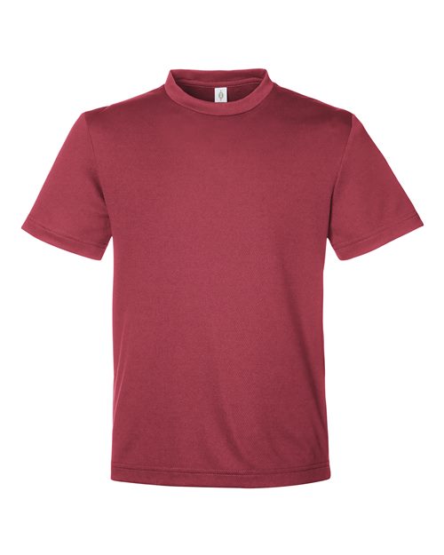 Team 365 TT15Y Youth Zone Performance Mesh T-Shirt - Sport Maroon