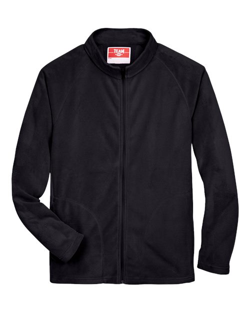 Load image into Gallery viewer, Team 365 TT90 Men's Campus Microfleece Jacket - Black
