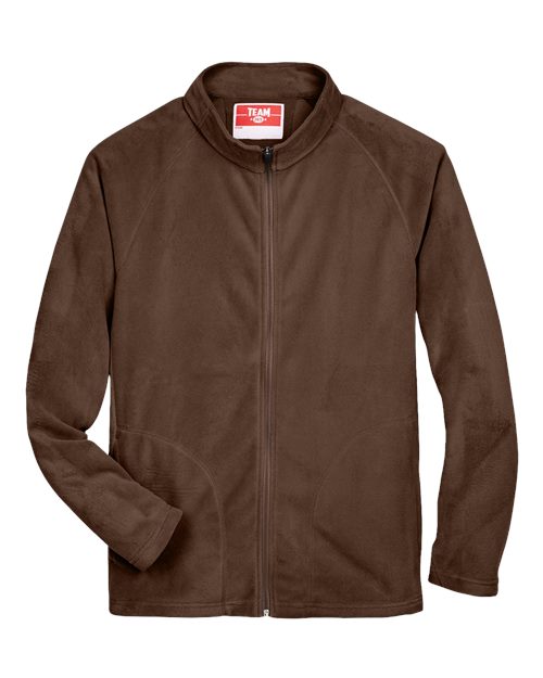 Load image into Gallery viewer, Team 365 TT90 Men's Campus Microfleece Jacket - Sport Dark Brown
