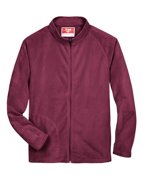 Team 365 TT90 Men's Campus Microfleece Jacket - Sport Maroon