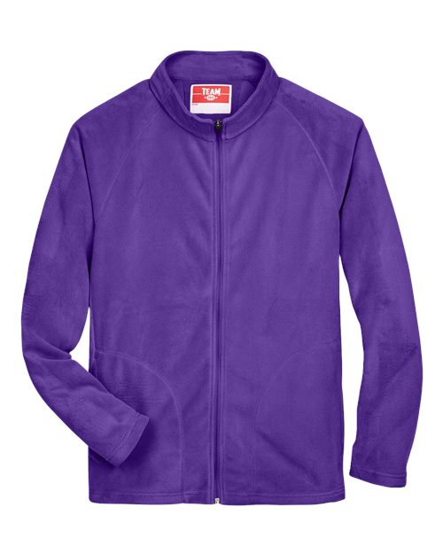 Team 365 TT90 Men's Campus Microfleece Jacket - Sport Purple