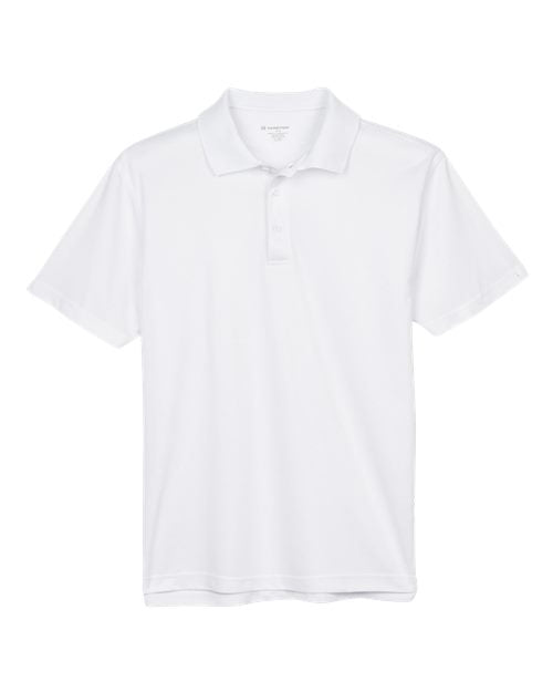 Load image into Gallery viewer, Harriton M315 Men's Polyester Jersey Polo - White
