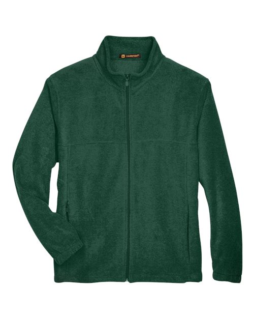 Load image into Gallery viewer, Harriton M990 Men's Full-Zip Fleece - Hunter
