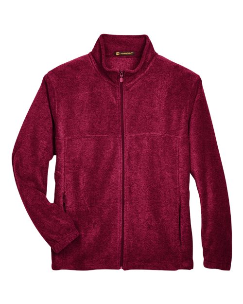 Load image into Gallery viewer, Harriton M990 Men's Full-Zip Fleece - Wine
