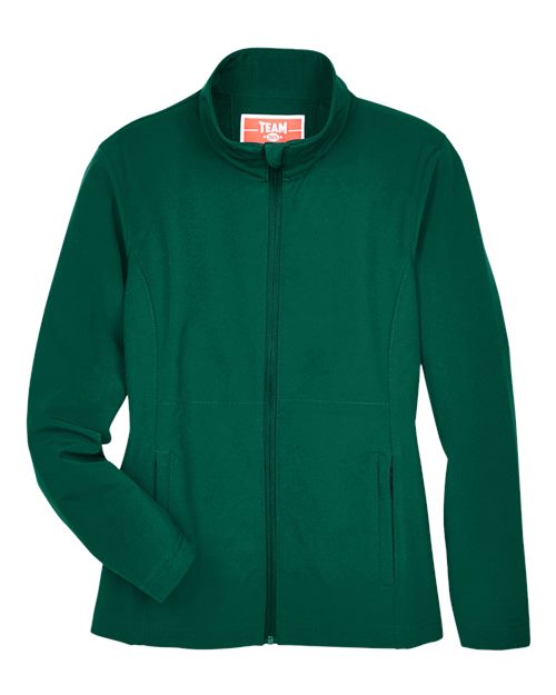 Load image into Gallery viewer, Team 365 TT80W Women's Leader Soft Shell Jacket - Sport Forest
